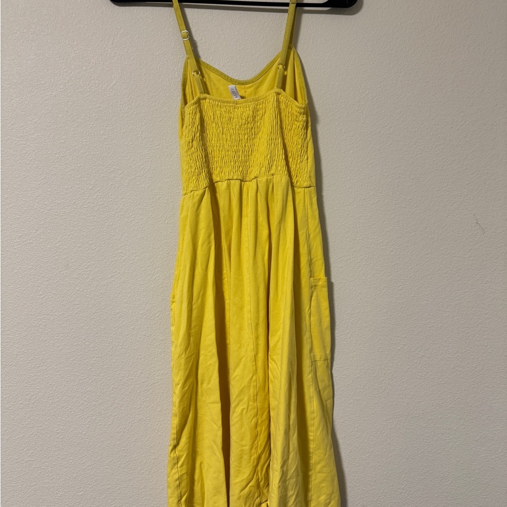 Yellow Button-Down Sundress - Picture 2 of 3